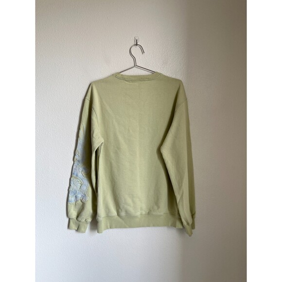 MAHARISHI Cyborg Dragon Organic Crew Sweater in Aurora Olive Size SMALL - Picture 4 of 7